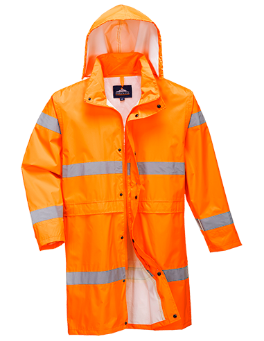 Cappotto 100cm H442 - Impermeabile - Alta visibilità - Portwest  - Portwest - Abbigliamento da lavoro alta visibilità