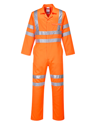 Tuta alta visibilità Portwest RT42 arancio fluo - Industria Ferroviaria RIS-3279-TOM  - Portwest - Tute e salopette