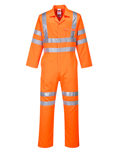 Tuta alta visibilità Portwest RT42 arancio fluo - Industria Ferroviaria RIS-3279-TOM  - Portwest - Tute
