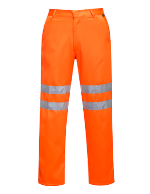 Pantaloni RT45 Poliestere-cotone RIS Hi-Vis Portwest  - Portwest - Pantaloni da lavoro