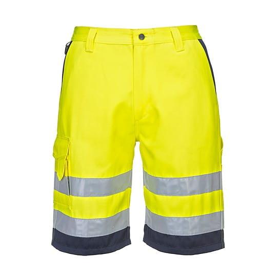 Bermuda E043 Poliestere-cotone Hi-Vis Portwest  - Portwest - Pantaloni da lavoro alta visibilità
