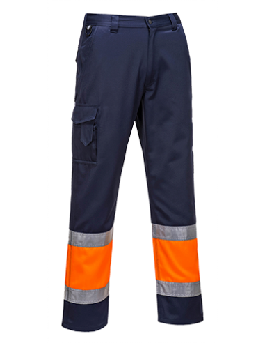 Pantalone E049 Combat Bicolore Hi-Vis Portwest  - Portwest - Pantaloni da lavoro